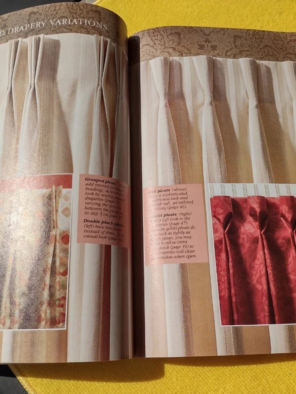 Set of 5 Books with a VHS Tape of Window Treatments